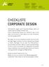 CHECKLISTE CORPORATE DESIGN
