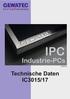 IPC. Industrie-PCs 20150319. Technische Daten IC3015/17