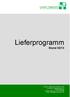 Lieferprogramm. Stand 03/13