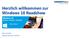 Herzlich willkommen zur Windows 10 Roadshow. Marc Gerstetter Radisson Blu Zürich, 8.10.2015