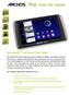 Das ARCHOS 70b Internet Tablet passt dank schlankem Formfaktor und leichtem Gewicht in