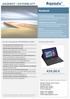 Aquado 434,00 ANGEBOT / DATENBLATT. Notebook. Travel & work economy! Aquado Notebooks arbeiten zuverlässig und stromsparend in jeder Situation.