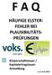 F A Q HÄUFIGE ELSTER- FEHLER BEI PLAUSIBILITÄTS- PRÜFUNGEN. Körperschaftsteuer / Kapitalertragsteuer- Anmeldung