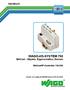 WAGO-I/O-SYSTEM 750 BACnet - Objekte, Eigenschaften, Dienste. Handbuch. BACnet/IP-Controller 750-830
