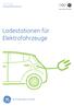 Ladestationen für Elektrofahrzeuge