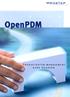 OPENPDM - OPENPDM - OPENPDM - OPENPDM. OpenPDM. Produktdaten-management ohne Grenzen