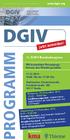 PROGRAMM. jetzt anmelden! 11. DGIV-Bundeskongress. www.dgiv.org PROGRAMM. Mit innovativen Versorgungsformen den Wandel gestalten