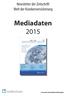 Newsletter der Zeitschrift Welt der Krankenversicherung. Mediadaten 2015. www.welt-der-krankenversicherung.de