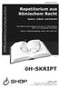 Gerhard Wasner. öh-skript. ,f!) SHOP. ersetzt nicht das Studium der gängigen Literatur und den Besuch der Lehrveranstaltungen