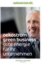 oekostrom green business gute energie für Ihr unternehmen