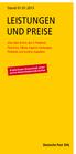 Leistungen und Preise