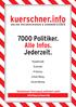 kuerschner.info 7000 Politiker. Alle Infos. Jederzeit. Kostenlosen Testzugang anfordern unter info@kuerschner.info