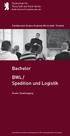 Bachelor BWL / Spedition und Logistik