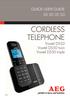 QUICK USER GUIDE UK DE FR NL CORDLESS TELEPHONE. Voxtel D550 Voxtel D550 twin Voxtel D550 triple