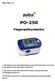 PO-250. Fingerpulsoximeter. 1. Wie führe ich eine Echtzeitübertragung vom PULOX PO-250 zum PC durch und speichere meine Messdaten auf dem PC?