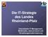 Die IT-Strategie des Landes Rheinland-Pfalz. Zentralstelle IT-Management, Multimedia, egovernment und Verwaltungsmodernisierung