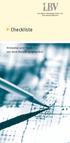 Lohnsteuer-Beratungs-Verein e.v. Lohnsteuerhilfeverein. Checkliste. Hinweise und Tipps vor dem Beratungsgespräch