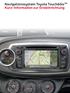 Navigationssystem Toyota Touch&Go TM Kurz-Information zur Ersteinrichtung