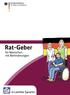Rat-Geber. für Menschen mit Behinderungen. in Leichter Sprache