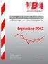 Ergebnisse 2012. Preis- und Strukturumfrage. im Bergungs- und Abschleppgewerbe