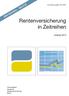 Rentenversicherung. in Zeitreihen. DRV-Schriften Band 22. Oktober 2013. Sonderausgabe der DRV. Herausgeber: Deutsche. Rentenversicherung.