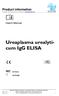 Ureaplasma urealyticum IgG ELISA