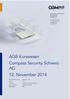 AGB Kurswesen Compass Security Schweiz AG 12. November 2014