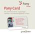 Pany Card. Ihr Zutrittsticket für vergünstigte Sommer- und Winterangebote in Pany