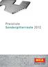 Preisliste Sondergitterroste 2012