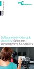 Softwareentwicklung & Usability Software Development & Usability