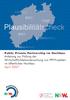 Public Private Partnership im Hochbau. Anleitung zur Prüfung der Wirtschaftlichkeitsuntersuchung von PPP-Projekten im öffentlichen Hochbau April 2007