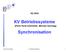KV Betriebssysteme (Peter René Dietmüller, Michael Sonntag) Synchronisation