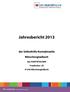 Jahresbericht 2013 der Selbsthilfe-Kontaktstelle Mönchengladbach des PARITÄTISCHEN Friedhofstr. 39 41236 Mönchengladbach