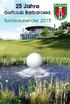 25 Jahre Golfclub Barbarossa Turnierkalender 2015