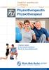 Physiotherapeutin Physiotherapeut