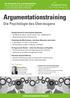 Argumentationstraining