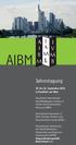 AIBM. Jahrestagung. 18. bis 21. September 2012 in Frankfurt am Main