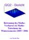 Betreuung des Mathe- Vorkurses & Mathe- Tutoriums im Wintersemester 2005 / 2006