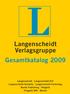 Langenscheidt Verlagsgruppe Gesamtkatalog 2009