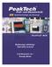 PeakTech 9035. Bedienungsanleitung / Operation manual. Leistungsmesser / Energy Meter