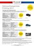 Gebrauchtwagenliste Frühling 2014