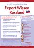 Export-Wissen Russland