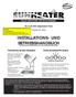 INSTALLATIONS- UND BETRIEBSHANDBUCH