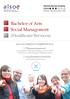 Bachelor of Arts Social Management (Healthcare Services)