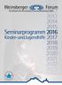 Seminarprogramm. Kinder- und Jugendhilfe. Gesellschaft für Wissensarbeit und Kommunikation mbh