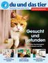 du und das tier Gesucht und gefunden Tierschutz aus erster Hand SONDERDRUCK Deutsches Haustierregister hilft Mensch und Tier
