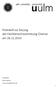 Protokoll zur Sitzung der Fachbereichsvertretung Chemie am 26.11.2014