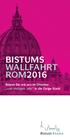 BISTUMS WALLFAHRT ROM2016