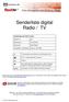 Senderliste digital Radio / TV