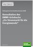 Stellungnahme des Umweltbundesamtes (UBA) Konsultation des BMWi-Grünbuchs Ein Strommarkt für die Energiewende